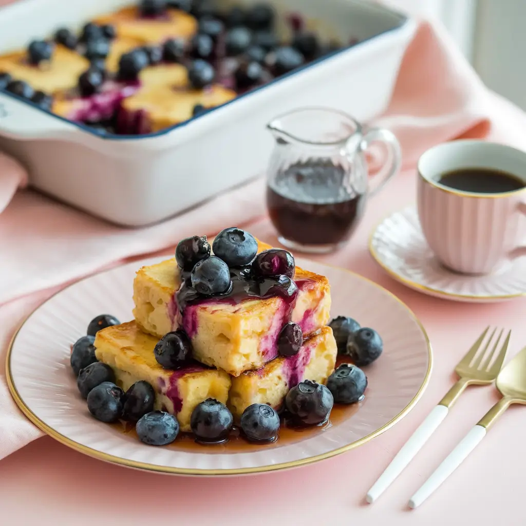 Overnight Blueberry French Toast Tokzok.com