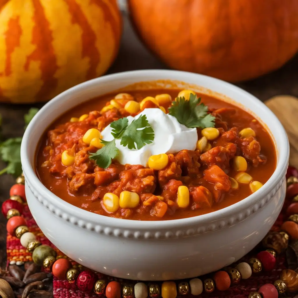 pics Pumpkin Turkey Chili