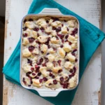 Delicious Sausage, Cranberry, and Biscuit Breakfast Bake